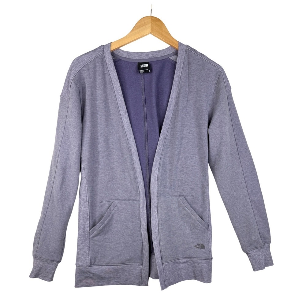 New The North Face Star Rise Fleece Cardigan size XS Lavender Purple